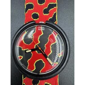 Rare 1988 Pop Swatch PWBB104 Trifoli Animal Quartz Watch